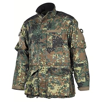 ドイツ連邦軍 迷彩ジャケット フード付 実物 ドイツ連邦軍. フレック迷彩パーカー《実物・未使用品》ドイツ軍